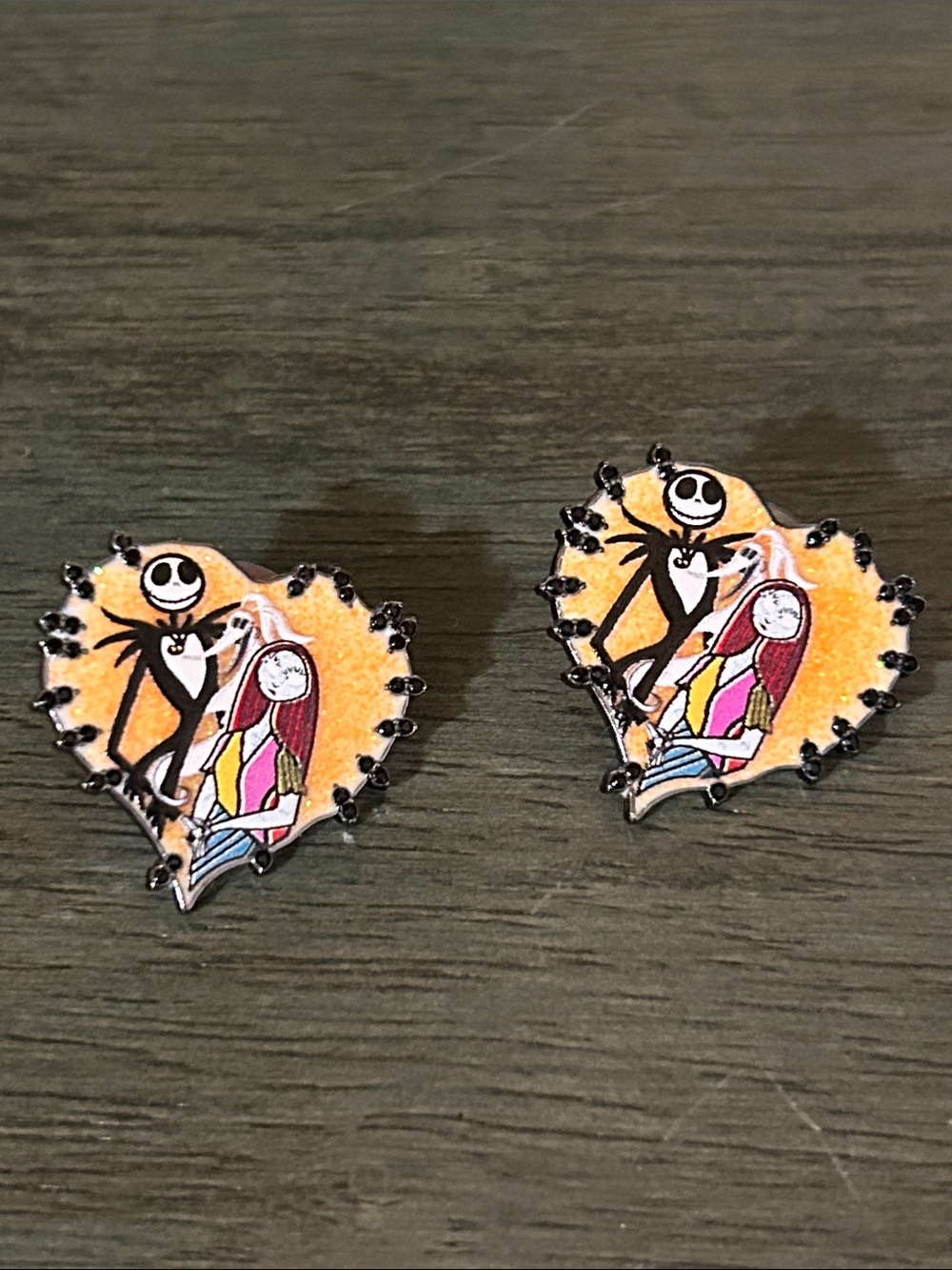BaubleBar Heart Nightmare Before Christmas Earrings